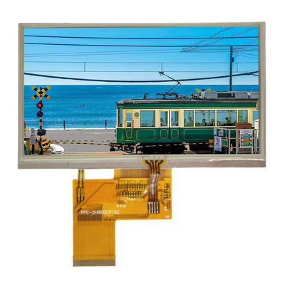Хорошая цена. 800xRGBx480 параллель LCD показывает IPS экранный дисплей 800*480 касания 5 дюймов сопротивляющийся онлайн