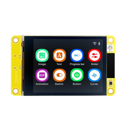 좋은 가격 ESP2.4 인치 작은 LCD 디스플레이 화면 320 * 240 터치 없는 노란색 pcba 온라인으로